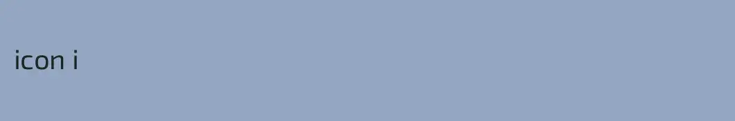 icon i